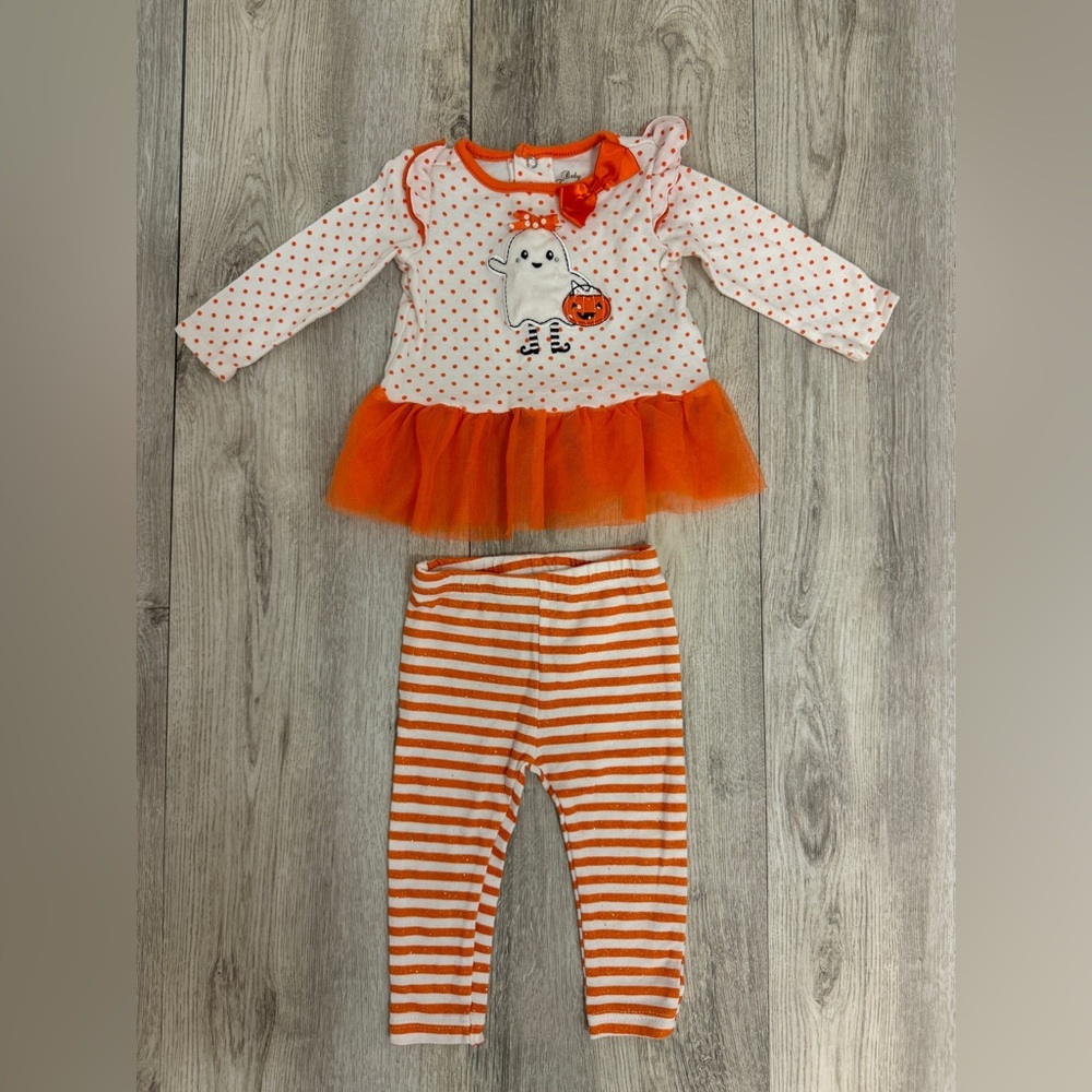 Baby Essentials 12 Month Halloween ghost Outfit